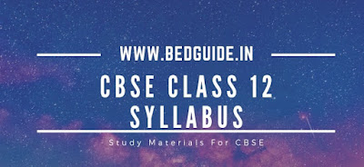 CBSE Class 12 Syllabus 2019-2020 PDF