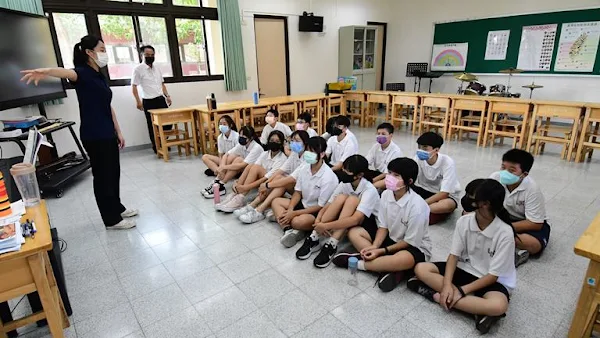 ▲鹿江國際中小學新建活動中心外觀。（圖／記者林明佑翻攝）