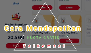 Cara mendapatkan kuota gratis Telkomsel