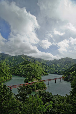 奥大井湖上駅付近