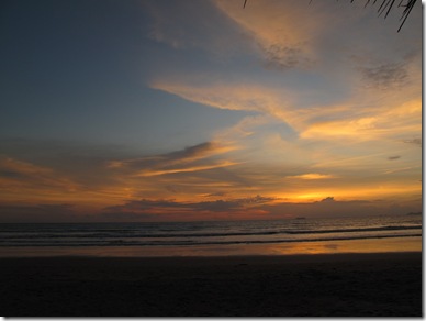 sunset Klong Dao Lanta