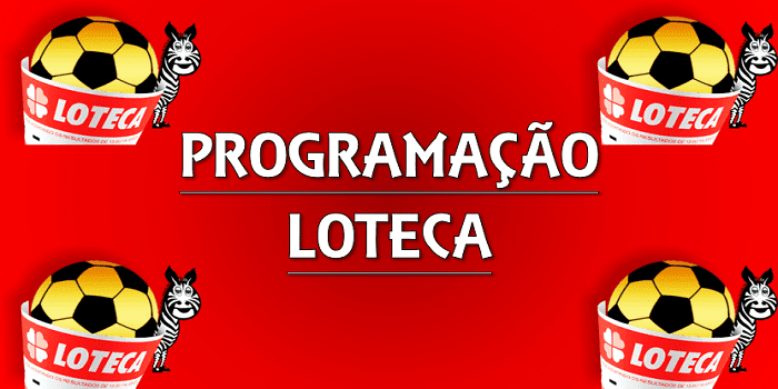 Programação da loteca - grade dos 14 jogos