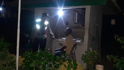 Personel Polsek Rantau Tingkatkan Patroli Malam Hari Amankan Wilayahnya