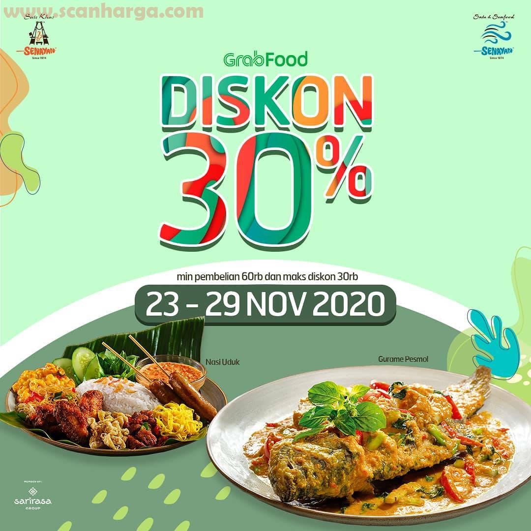 Sate Khas Senayan Promo Payday Diskon 30% via Grabfood