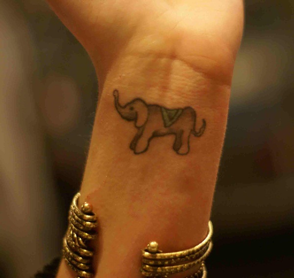 tatuagens de elefante para as meninas