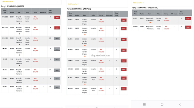 Harga Tiket Bus Rosalia Indah Semarang