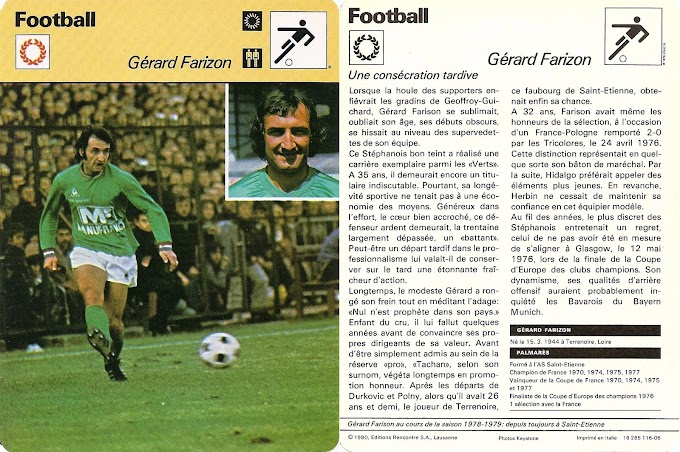LA FICHE DETAILLEE. Gérard Farison.