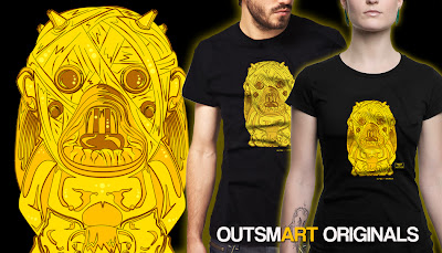 Forces of Dorkness x outsmART originals “Tusken Idol” Star Wars x Indiana Jones T-Shirt