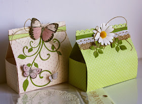 Favor boxes by Bo Bunny design team member Gabrielle Pollacco, template below)