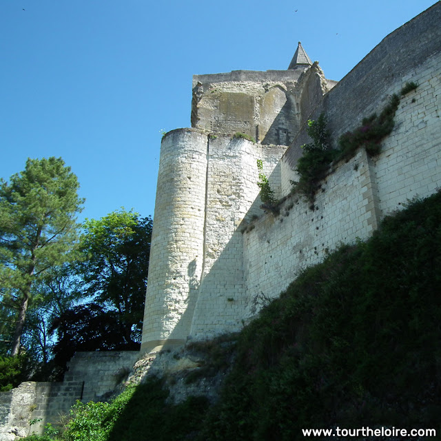 Fortress at Loches.  Indre et Loire, France. Photographed by Susan Walter. Tour the Loire Valley with a classic car and a private guide.