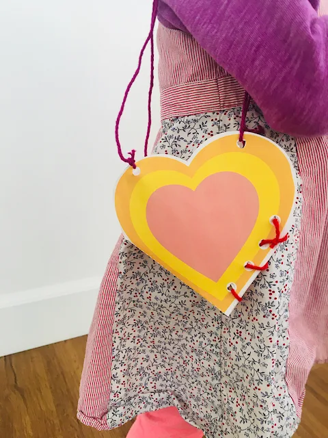 valentine sewing cards