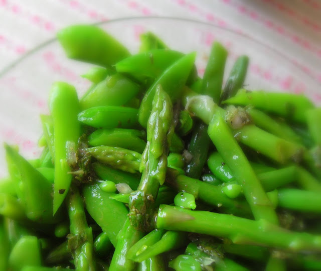 Summer,Salad,of Peas, Beans and Asparagus