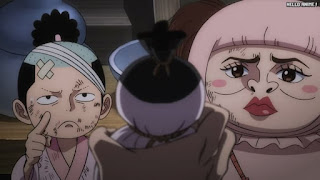 ワンピースアニメ 1032話 モモの助 しのぶ | ONE PIECE Episode 1032