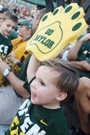 Nash's 1st day of School & Baylor Game 070