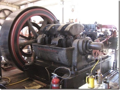 IMG_8366 1928 Western 2-Cylinder 200-Horsepower Stationary Irrigation Pump Engine at Antique Powerland in Brooks, Oregon on August 1, 2009