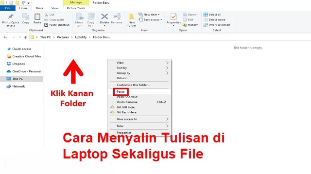 Cara Menyalin Tulisan di Laptop