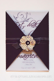 Diy wedding invitations gatefold