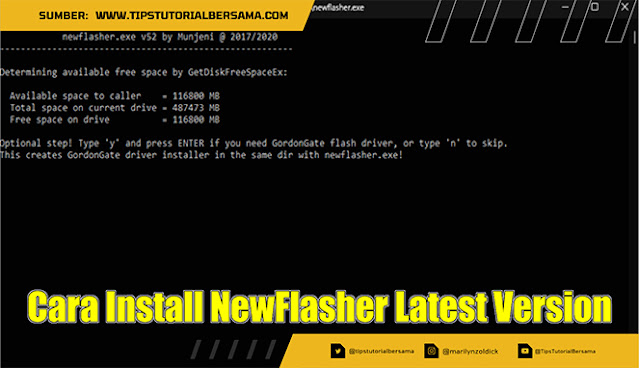 Cara Install NewFlasher Latest Version