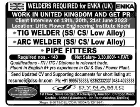 Welder jobs in United Kingdom.