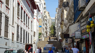 Lead up to the living areas of Algiers