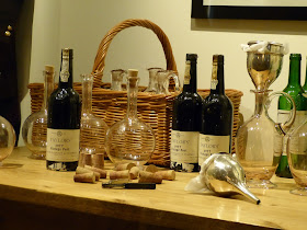 The wine cellar display in a Royal Welcome  2015 exhibition at Buckingham Palace  Photo © Andrew Knowles