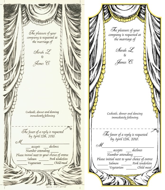 Started 2010 doing a wedding invitation and place setting cards for two 