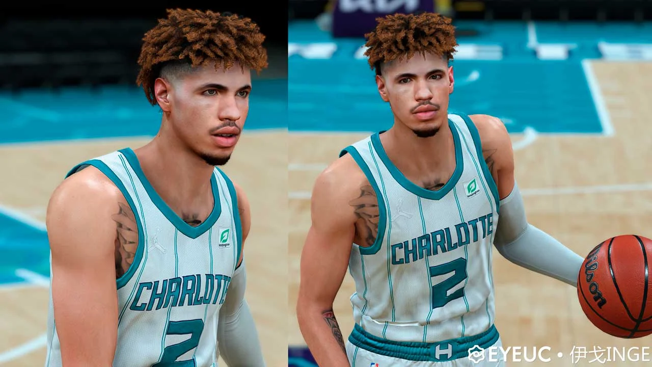 NBA 2K22 LaMelo Ball Cyberface Mod