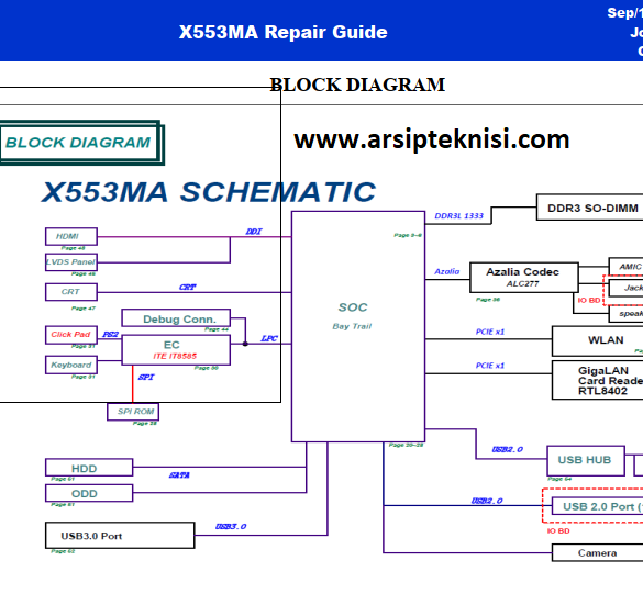 Schematic Asus X553MA