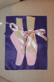 quiet book ballet shoes for toddlers tying a bow