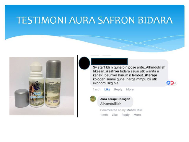 Testimoni Aura Safron Bidara