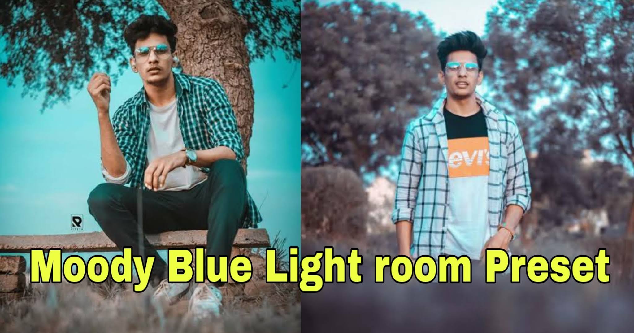 Moody Blue Lightroom Mobile Preset Free Download - New 2020