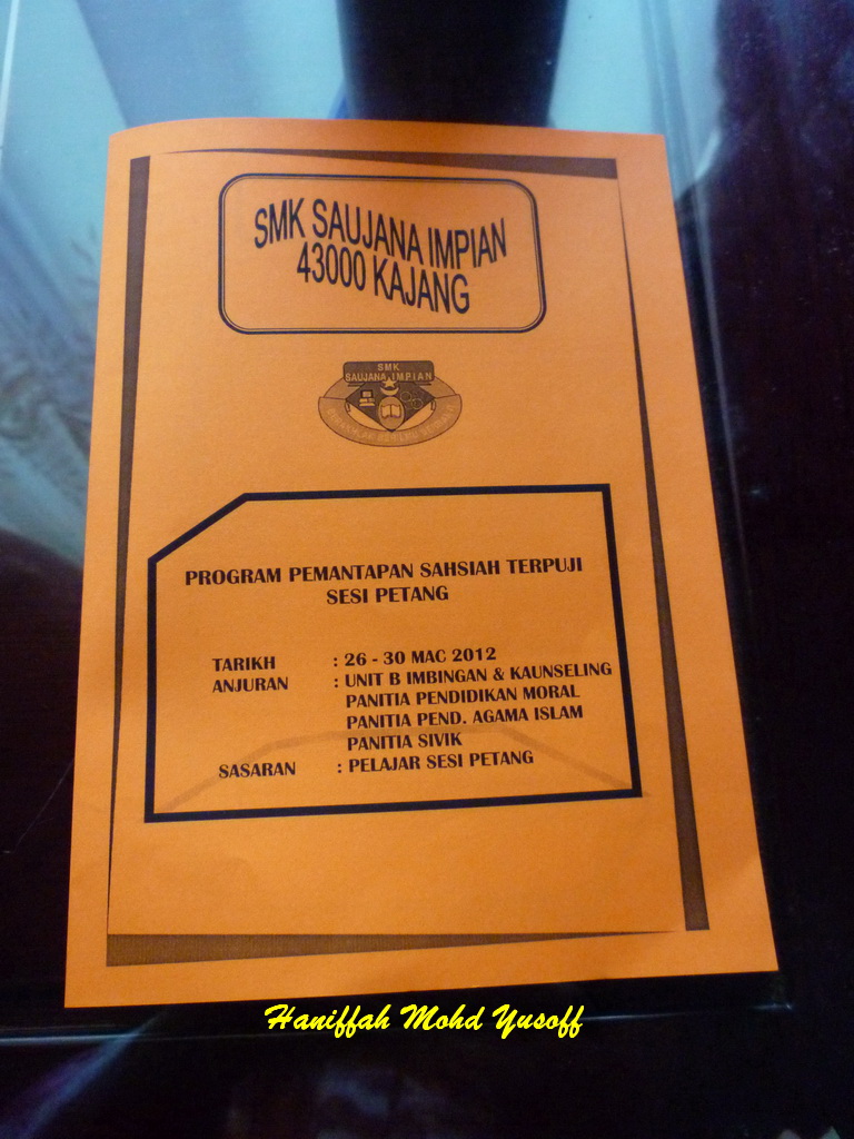 SMK Saujana Impian (tidak rasmi): PROGRAM PEMANTAPAN 