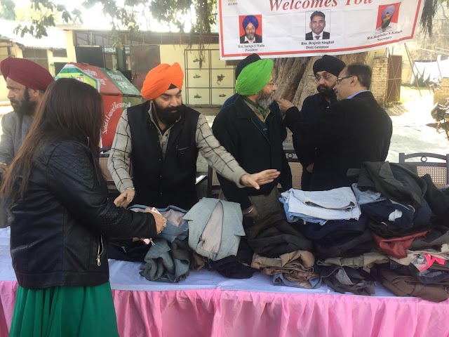 Rotary Club Amritsar organised Cloth Distribution Camp  