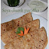 Soya chunk paratha