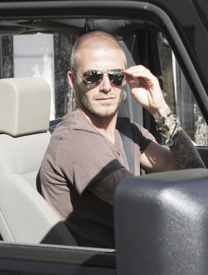 david beckham jeep