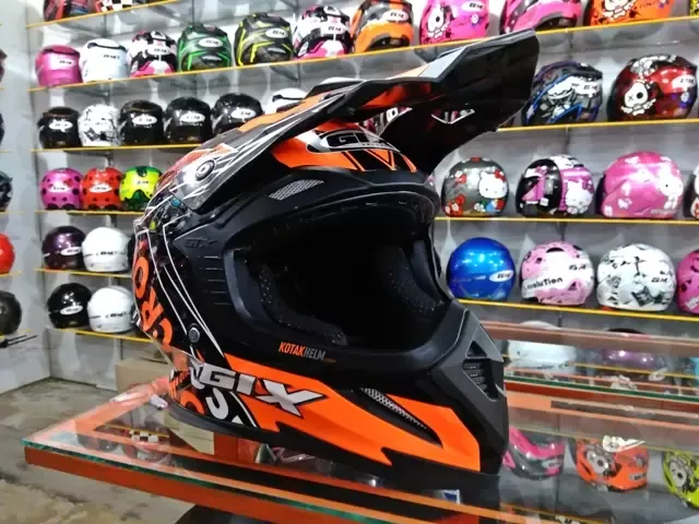 helm cross murah