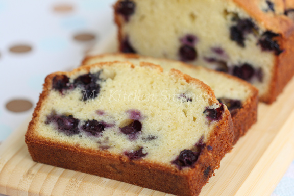 My Kitchen Snippets: Lemon Blueberry Butter Cake