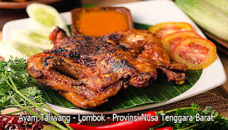 Ayam Taliwang - Lombok - Provinsi Nusa Tenggara Barat