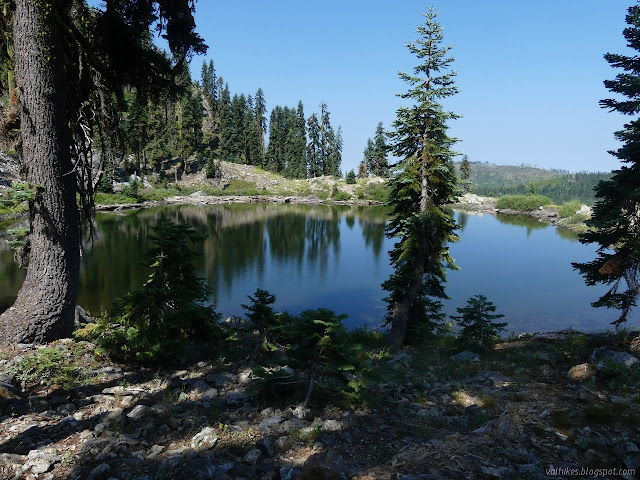 Rock Lake from the eastern camp site