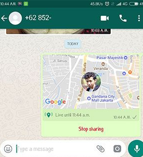 Cara Melacak Lokasi Orang Lain Dengan WhatsApp