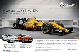 Latest Sales Campaign by Renault in Malaysia - Promotions, exclusive Renault Sport Formula One prizes and more