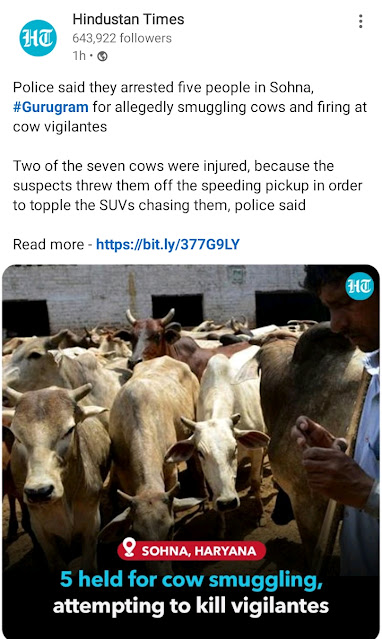 Lynching associated with Cow Smuggling