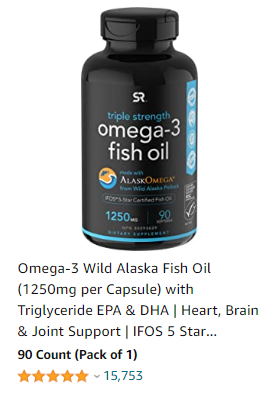 omega-3 wild alaskan fish oil sports research