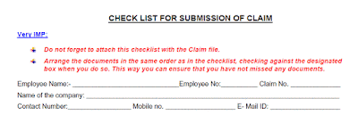 medical reimbursement claim form