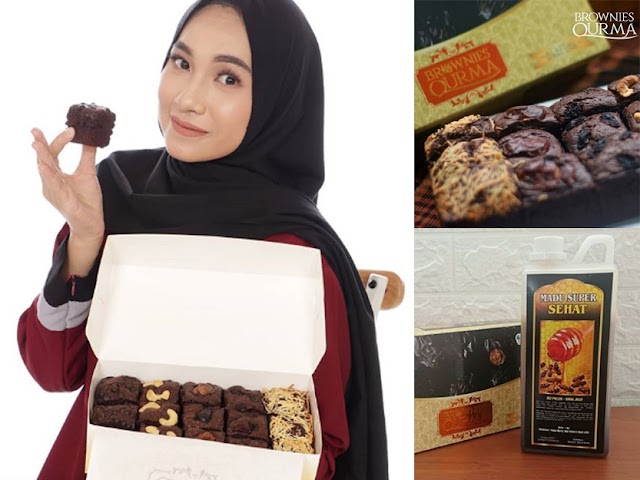 Berbuka dengan yang Manis dan Sehat: Brownies Kurma Turki dan Madu Asli Kalimantan