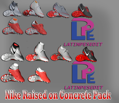 PES 2018 / PES 2017 Nike Raised on Concrete Pack 2018 by LPE09