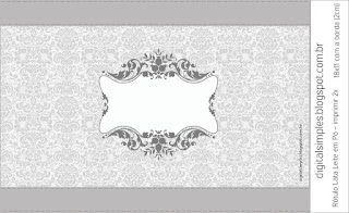 Silver Arabesques: Free Printable Candy Bar Labels.