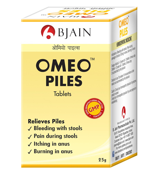 Omeo Piles Tablets Bjain Pharma India Available in Pakistan