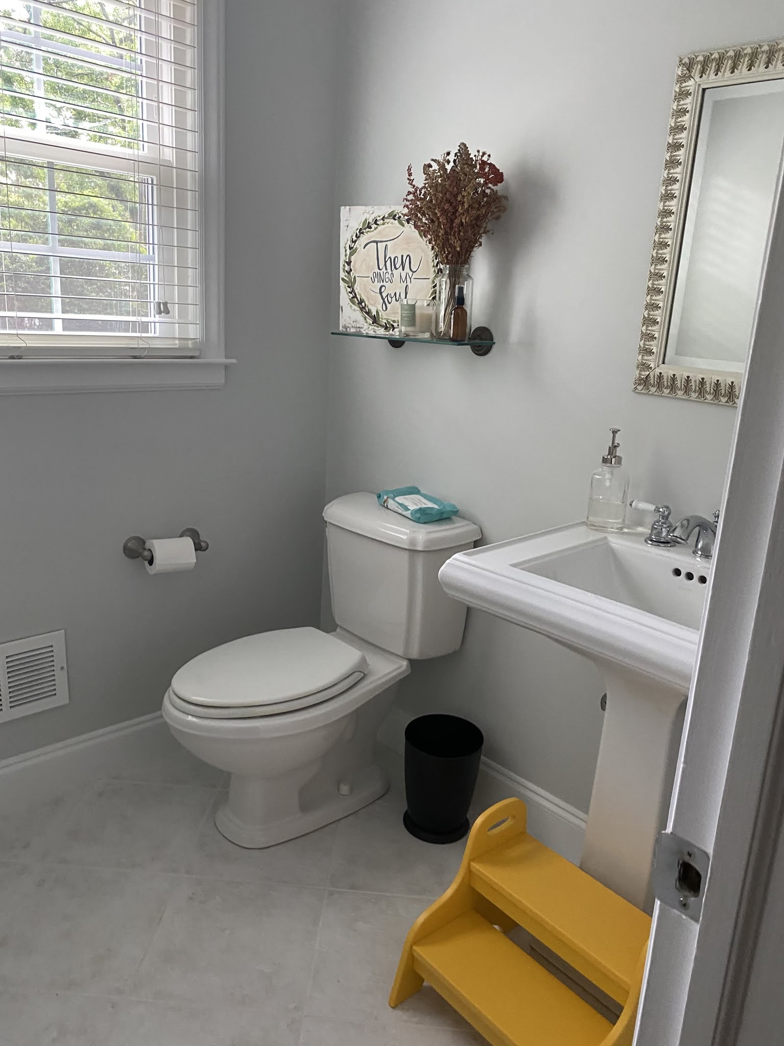 Before and After: Budget Friendly Powder Bath Remodel