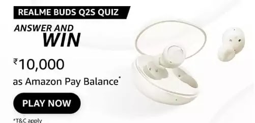 Amazon Realme Buds Q2S Quiz Answers